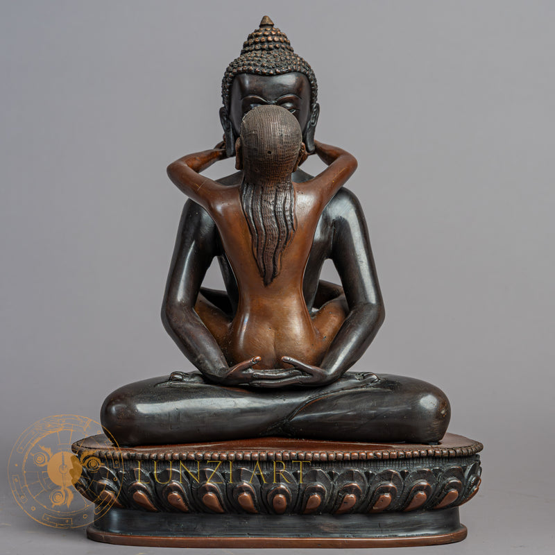 Samantabhadra Statue | Copper Oxidized