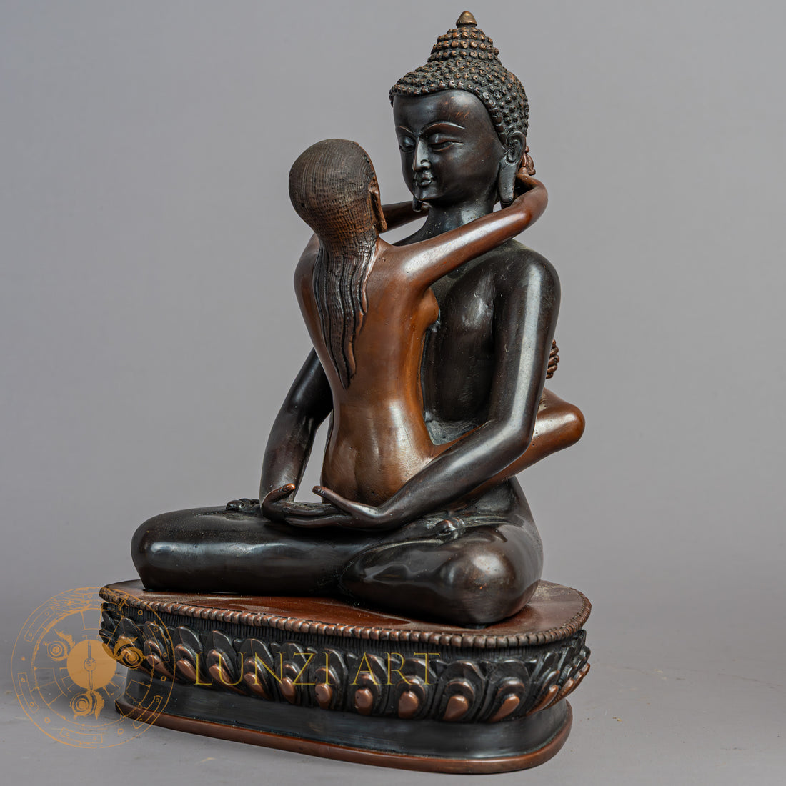 Samantabhadra Statue | Copper Oxidized