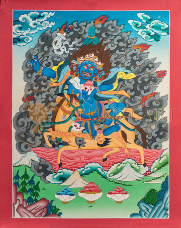 Palden Lhamo Thangka: The Fierce Protector of the Dharma