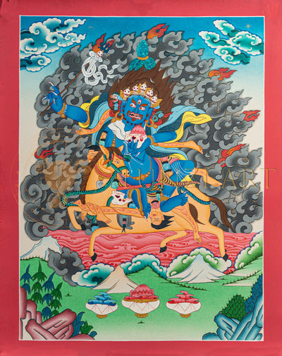 Palden Lhamo Thangka: The Fierce Protector of the Dharma