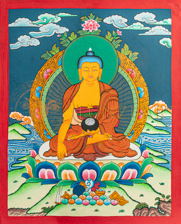 Shakyamuni Buddha Thangka: The Historical Buddha of Enlightenment
