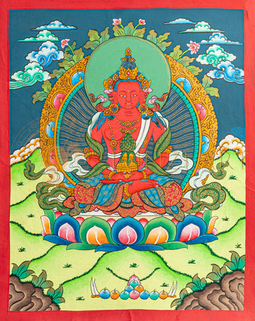Tsepame Thangka: The Buddha of Infinite Life and Longevity