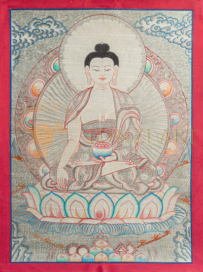 Shakyamuni Buddha Thangka: The Historical Buddha of Enlightenment