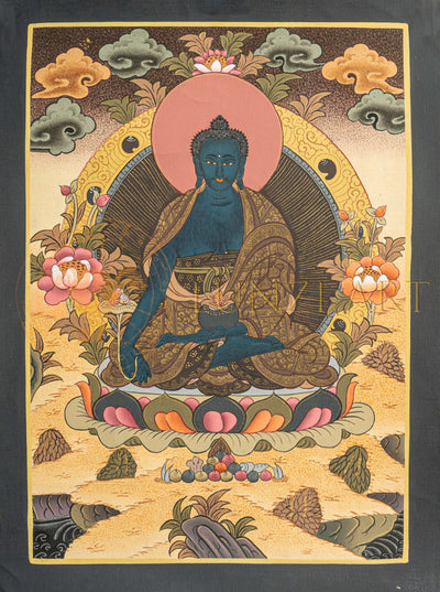 Medicine Buddha Thangka: The Buddha of Healing and Compassion