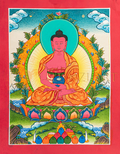 Amitabha Buddha Thangka: The Buddha of Infinite Light.
