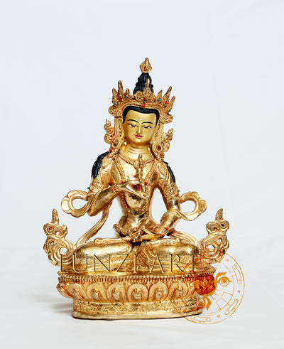 Detailed Vajrasattva Statue | Brass with 24k Gold Plating - S-B-HT-FG-VS-0003