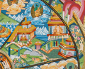 The Wheel of Life (Bhavachakra) Thangka: A Sacred Mirror of the Human Mind - T-B-HT-BB-AU-WOL-0087