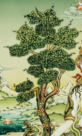 Fine hand-painted White Tara, the goddess of Buddhism - T-B-HT-GB-AU-WT-0030