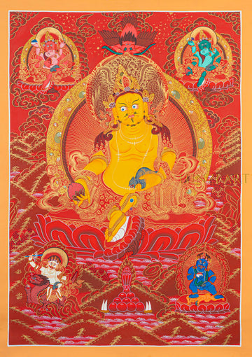 Five Jambhala: The Golden Assembly of Wealth and Prosperity - T-N-MB-RB-J-0002