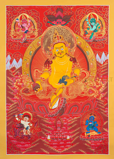 Five Jambhala: The Radiant Assembly of Prosperity and Abundance - T-N-MB-RB-FJ-0005