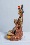 Four-Armed Chenrezig Avalokitesvara Statue | Copper with Mercury Gold Plating - statues
