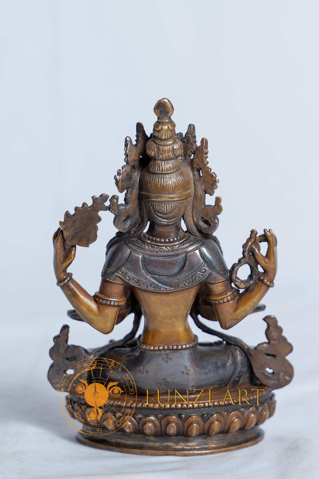 Four Armed Chenrezig Avalokitesvara Statue | Pure Copper - statues
