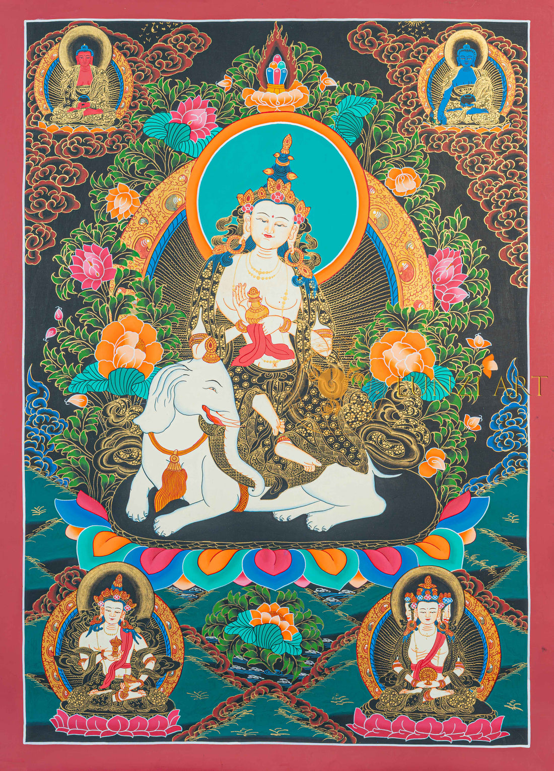 Fuxian (Samantabhadra): The Golden Path of Universal Virtue - T-N-MB-RB-F-0006