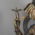 Ganesh Statue | Copper Oxidized - S-P-SS-C-G-00192