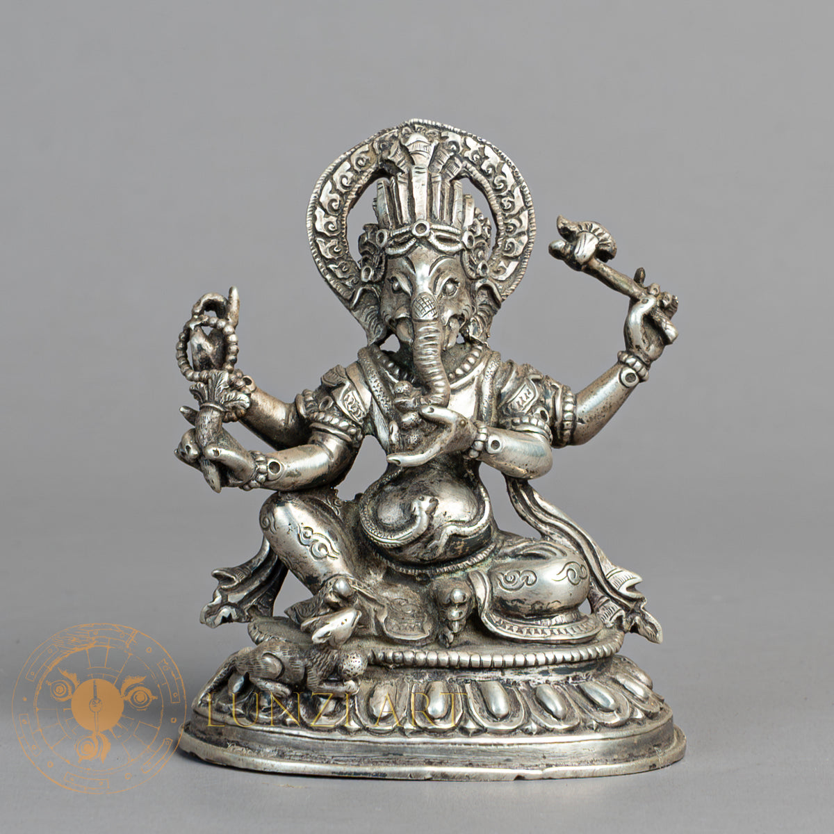Ganesh Statue | Pure Silver - S-P-R-S-G-00217