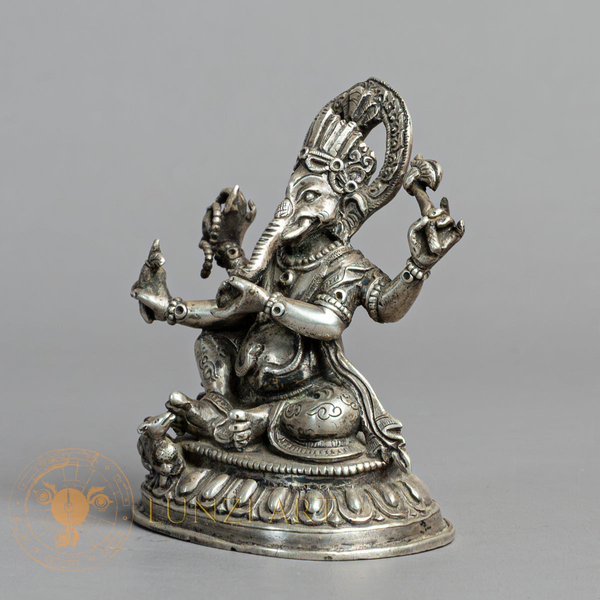 Ganesh Statue | Pure Silver - S-P-R-S-G-00217