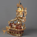 Green Tara | Half Gold-Plated Copper - S-P-BA-FG-CG-GT-00198