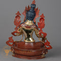 Green Tara | Half Gold-Plated Copper - S-P-BA-FG-CG-GT-00198