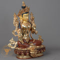 Green Tara | Half Gold-Plated Copper - S-P-BA-FG-CG-GT-00198