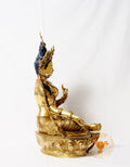 Green Tara Statue | Copper Gilded with 24k Gold Coating - statues