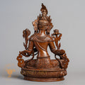 Green Tara Statue | Copper Oxidized - S-P-R-C-GT-00216