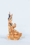 Green Tara Statue | Fully Gold-Plated Copper - S-B-RM-FG-CG-GT-0088