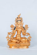 Green Tara Statue | Fully Gold-Plated Copper - statues