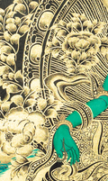 Green Tara Thangka: The Emerald Empress of Compassionate Action - T-PS-SS-BB-GT-0004
