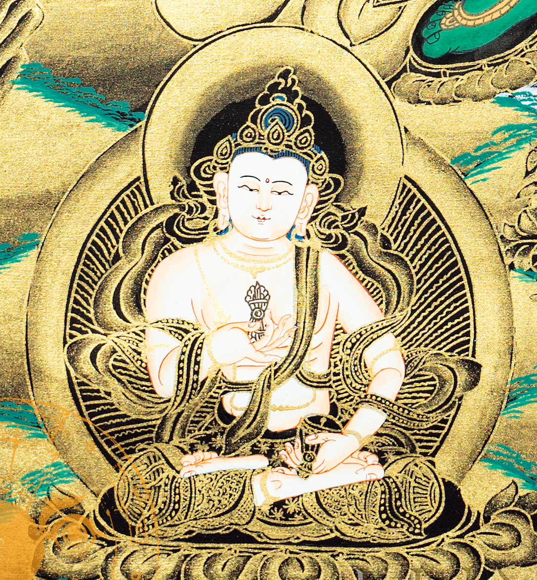 Green Tara Thangka: The Emerald Empress of Compassionate Action - T-PS-SS-BB-GT-0004