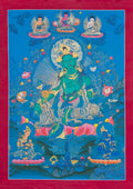 Green Tara Thangka: The Swift Mother of Liberation - T-S-BT-RB-AU-GT-0122