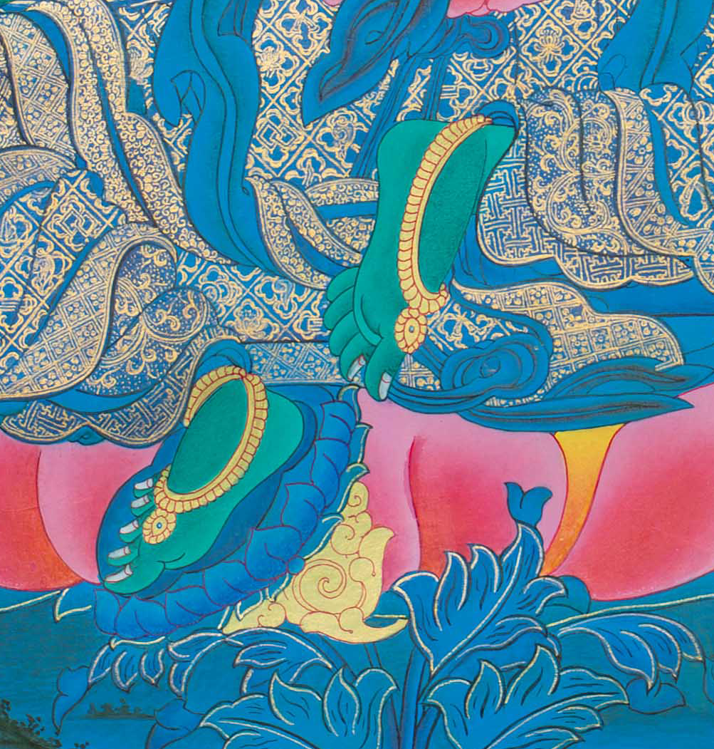 Green Tara Thangka: The Swift Mother of Liberation - T-S-BT-RB-AU-GT-0122