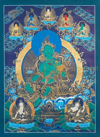 Green Tara: The Golden Mother of Protection - T-N-MB-BB-GT-0010