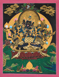 Guhyasamaja Thangka: Secret Union of Wisdom and Compassion - T-S-BT-RB-AU-GS-0123