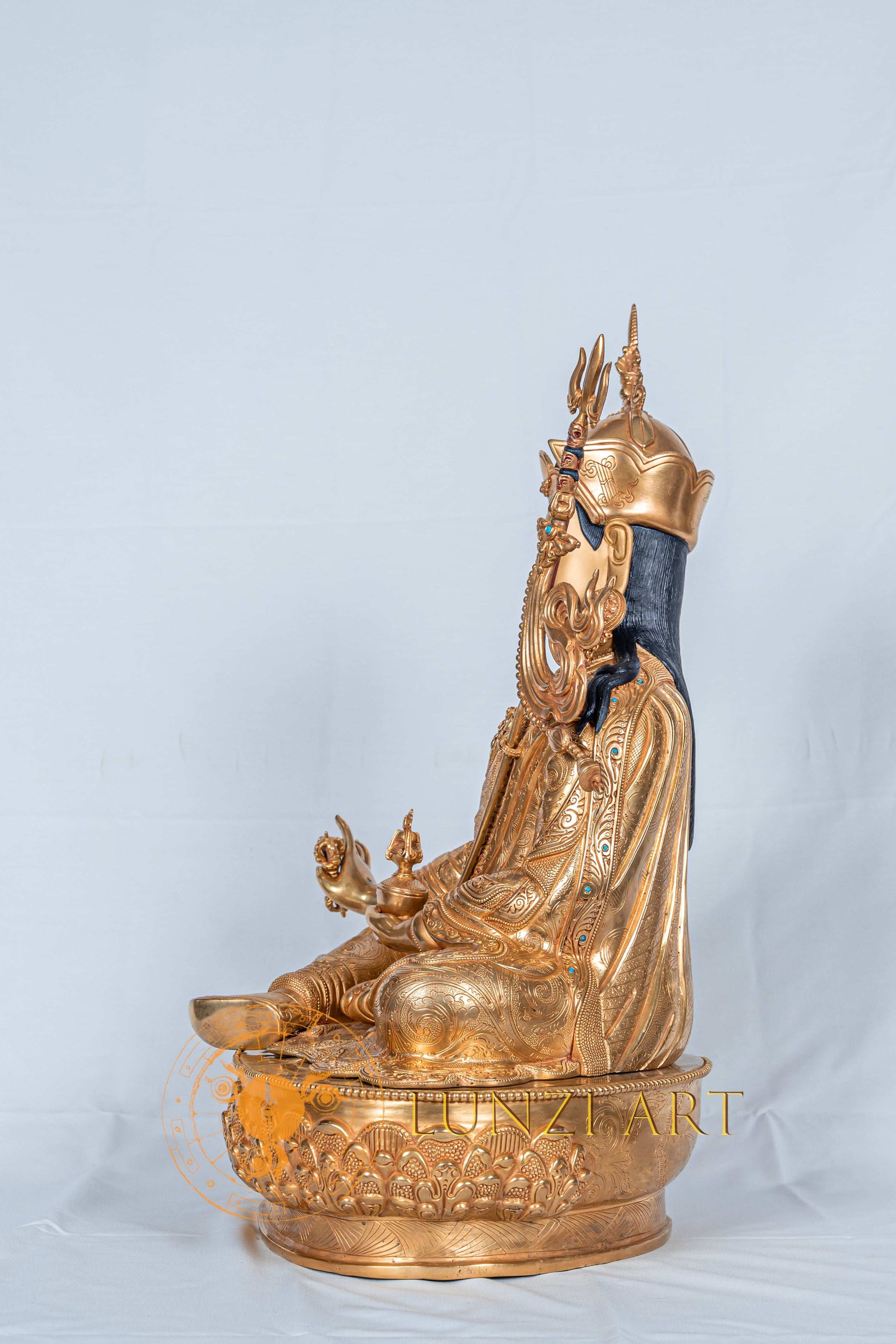 Guru Rinpoche (Padmasambhava) | Full Gold Plated - statues