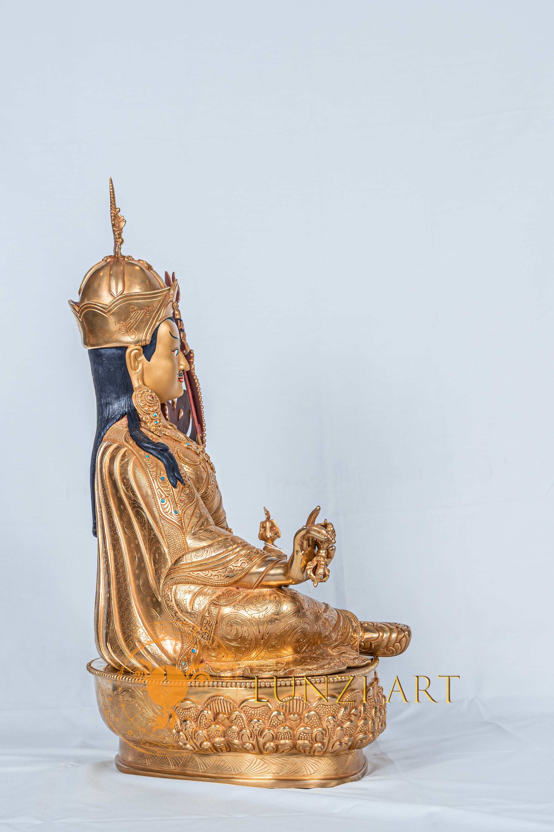 Guru Rinpoche (Padmasambhava) | Full Gold Plated - statues