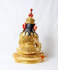 Guru Rinpoche (Padmasambhava) Statue | 24k Gold Plated Gilded Copper - S-P-BA-FG -CG-GR-0018