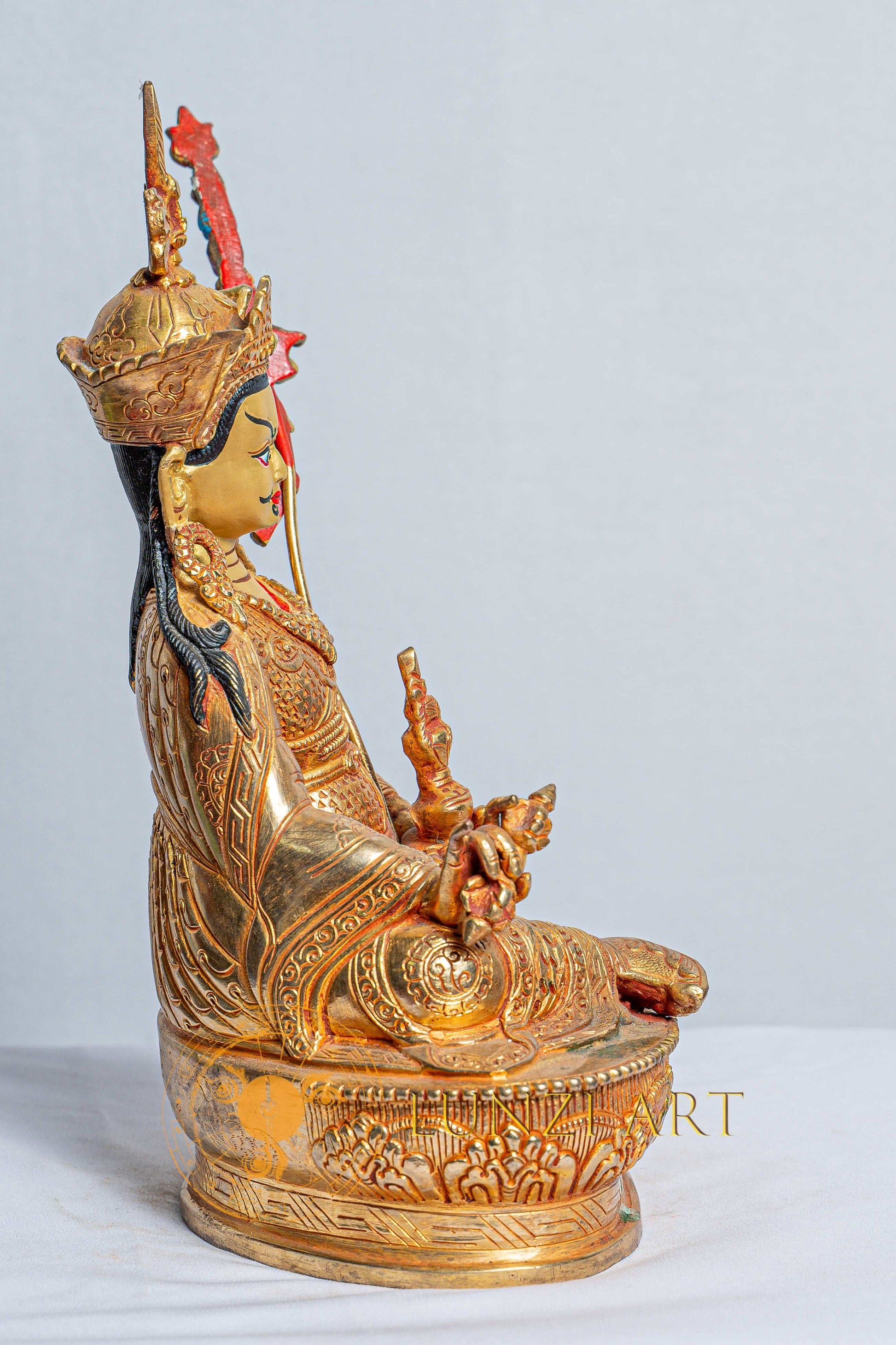 Guru Rinpoche(Padmasambhava）Statue | Antique Copper - statues