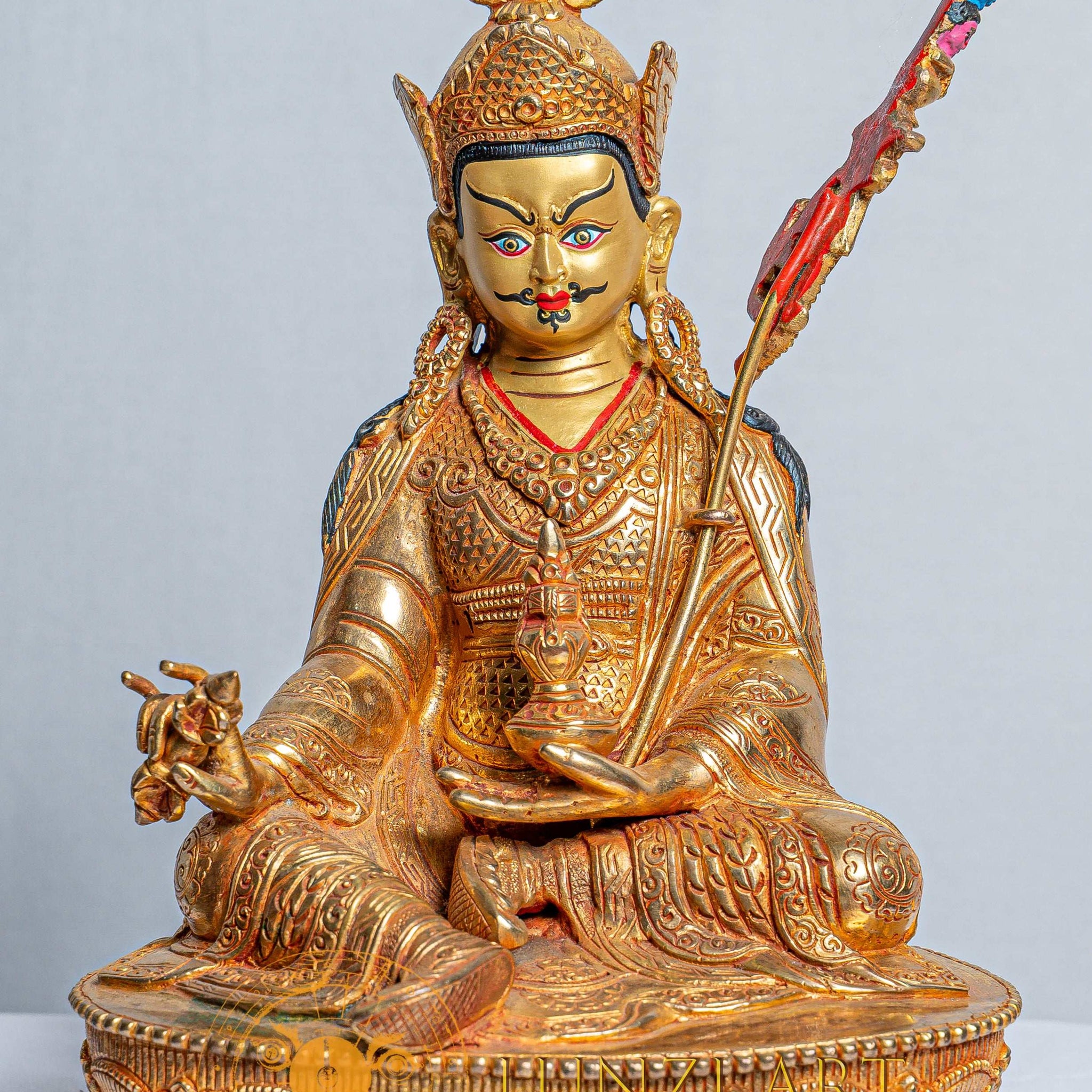 Guru Rinpoche(Padmasambhava）Statue | Antique Copper - statues