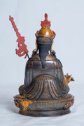 Guru Rinpoche(Padmasambhava）Statue | Copper Oxidized with Painted Face - statues