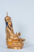 Guru Rinpoche (Padmasambhava) Statue | Full Gold Plated - S-B-RM-FG-CG-GR-0062