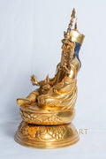 Guru Rinpoche(Padmasambhava）Statue | Fully Gold Plated Copper - statues