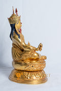 Guru Rinpoche(Padmasambhava）Statue | Fully Gold Plated Copper - statues