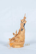 Guru Rinpoche (Padmasambhava) Statue | Fully Gold-Plated Copper - statues