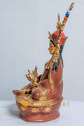 Guru Rinpoche(Padmasambhava）Statue | Mercury Gold Plated on Copper - S-B-AS-MG-CG-GR-0018