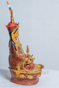 Guru Rinpoche(Padmasambhava）Statue | Mercury Gold Plated on Copper - S-B-AS-MG-CG-GR-0018