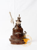 Guru Rinpoche(Padmasambhava）Statue | Silver-Plated Copper - statues