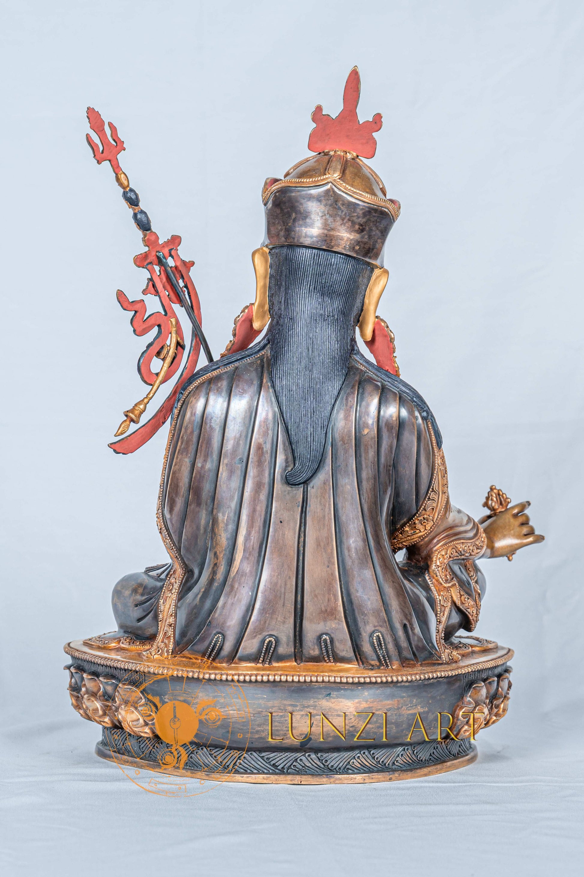Guru Rinpoche Statue | Copper with Partial Gold Plating - S-B-RM-PG-CG-GR-0111