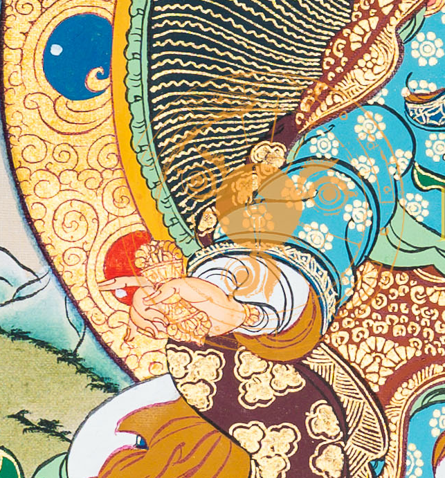 Guru Rinpoche Thangka: The Precious Master - T-B-HT-BB-GR-0058