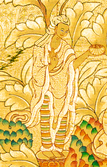 Guru Rinpoche Thangka: The Sovereign Master of Tantric Wisdom - T-B-HT-RB-GR-0079