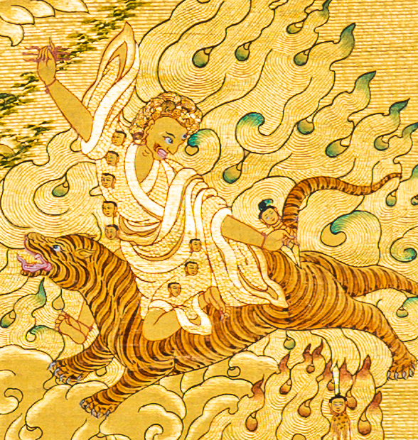 Guru Rinpoche Thangka: The Sovereign Master of Tantric Wisdom - T-B-HT-RB-GR-0079